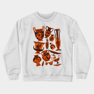 Greek Pottery Crewneck Sweatshirt